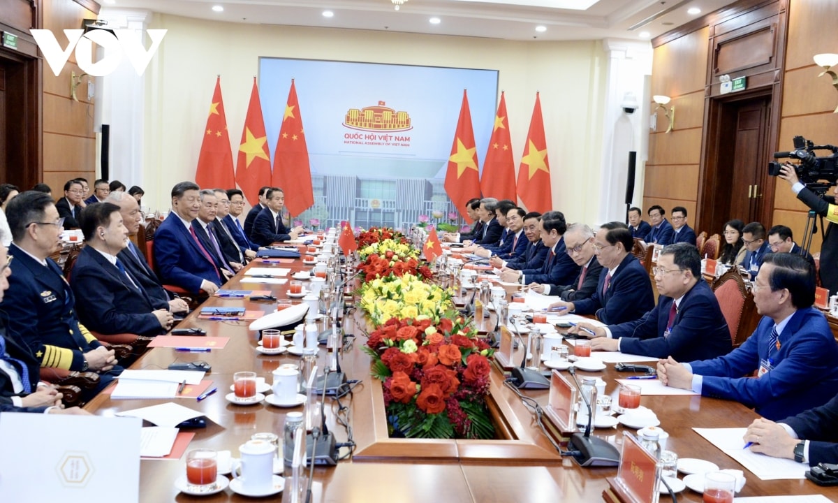 chu tich quoc hoi tran thanh man hoi kien tong bi thu, chu tich nuoc trung quoc tap can binh hinh anh 5