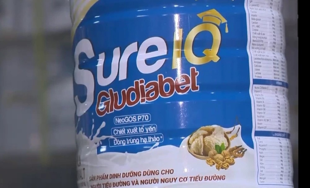 Sữa bột có chỉ tiêu chất lượng một số chất đạt dưới 70% so với mức công bố. Ảnh CA san-xuat-sua.jpg