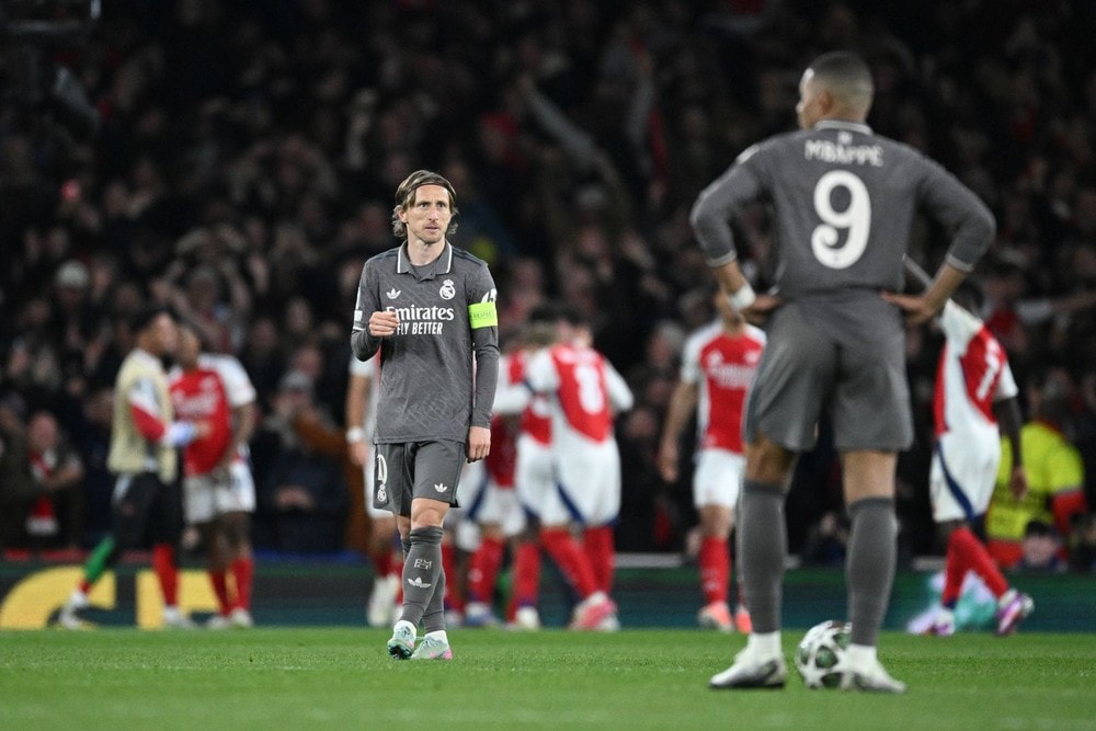 Nhà vô địch UEFA Champions League nhiều nhất đang ở thế bất lợi khi gặp lại Arsenal. Ảnh: GETTY. real-madrid-va-noi-am-anh-cuu-vuong-uefa-champions-league (1).jpg