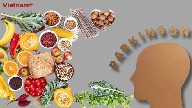 Một chế độ ăn cân bằng, giàu chất xơ, trái cây, rau xanh và các loại đậu cũng rất quan trọng với bệnh nhân Parkinson. (Nguồn: Vietnam+) parkinson-4.jpg