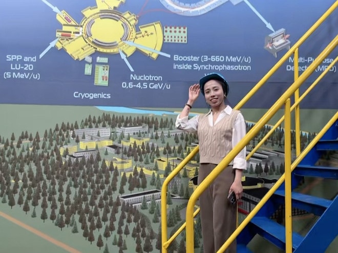 Mai Quỳnh Anh, nghiên cứu sinh lĩnh vực vật lý hạt nhân tại JINR. (Ảnh: Tâm Hằng/TTXVN) hop-tac-khoa-hoc-viet-nam-nga-2-2517.jpg