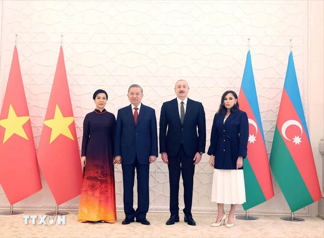 Lễ đón Tổng Bí thư Tô Lâm và Phu nhân thăm cấp Nhà nước Azerbaijan Lễ đón Tổng Bí thư Tô Lâm và Phu nhân thăm cấp Nhà nước Azerbaijan