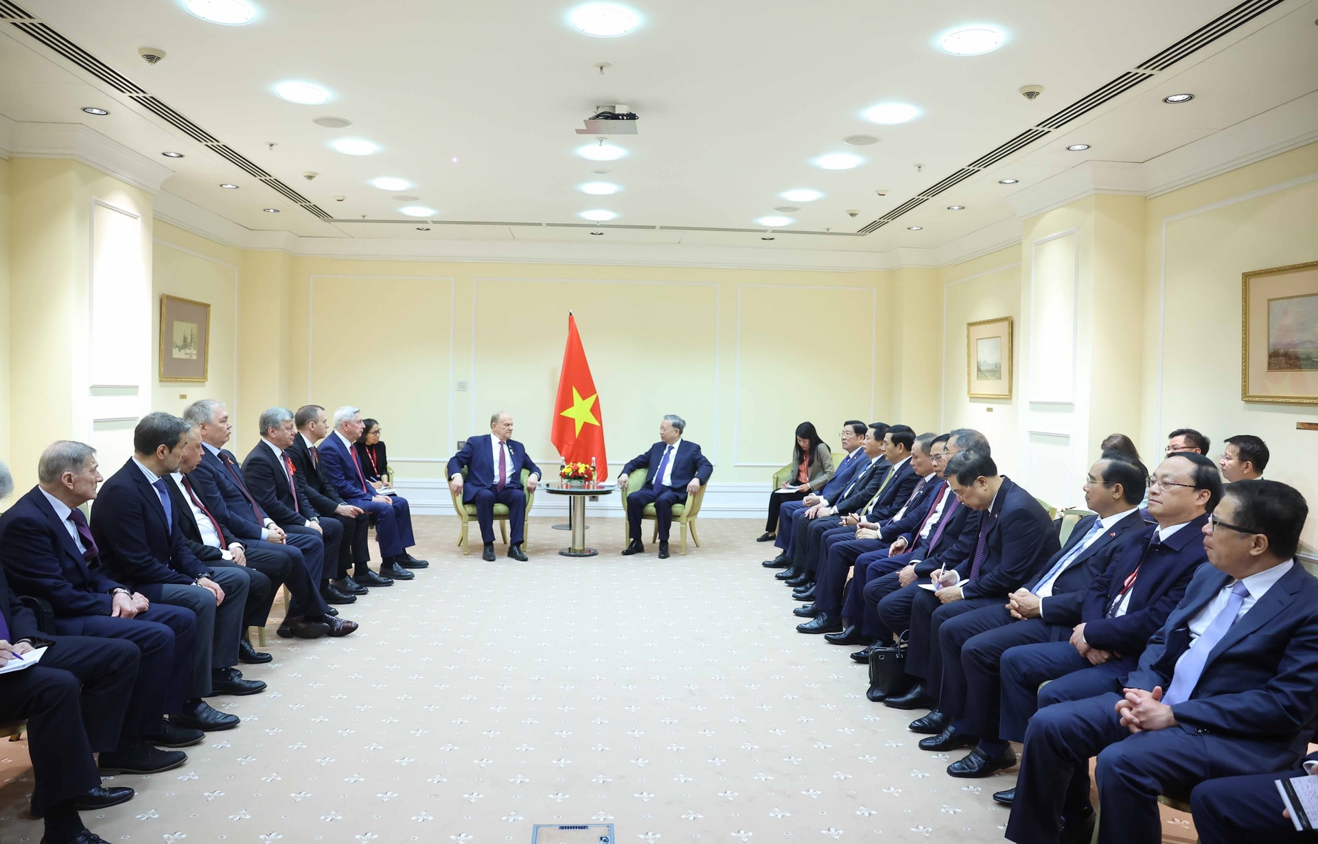 Tổng Bí thư Tô Lâm tiếp Chủ tịch Đảng Cộng sản Nga Gennady Zyuganov - 2 Tổng Bí thư Tô Lâm tiếp Chủ tịch Đảng Cộng sản Nga Gennady Zyuganov - 2