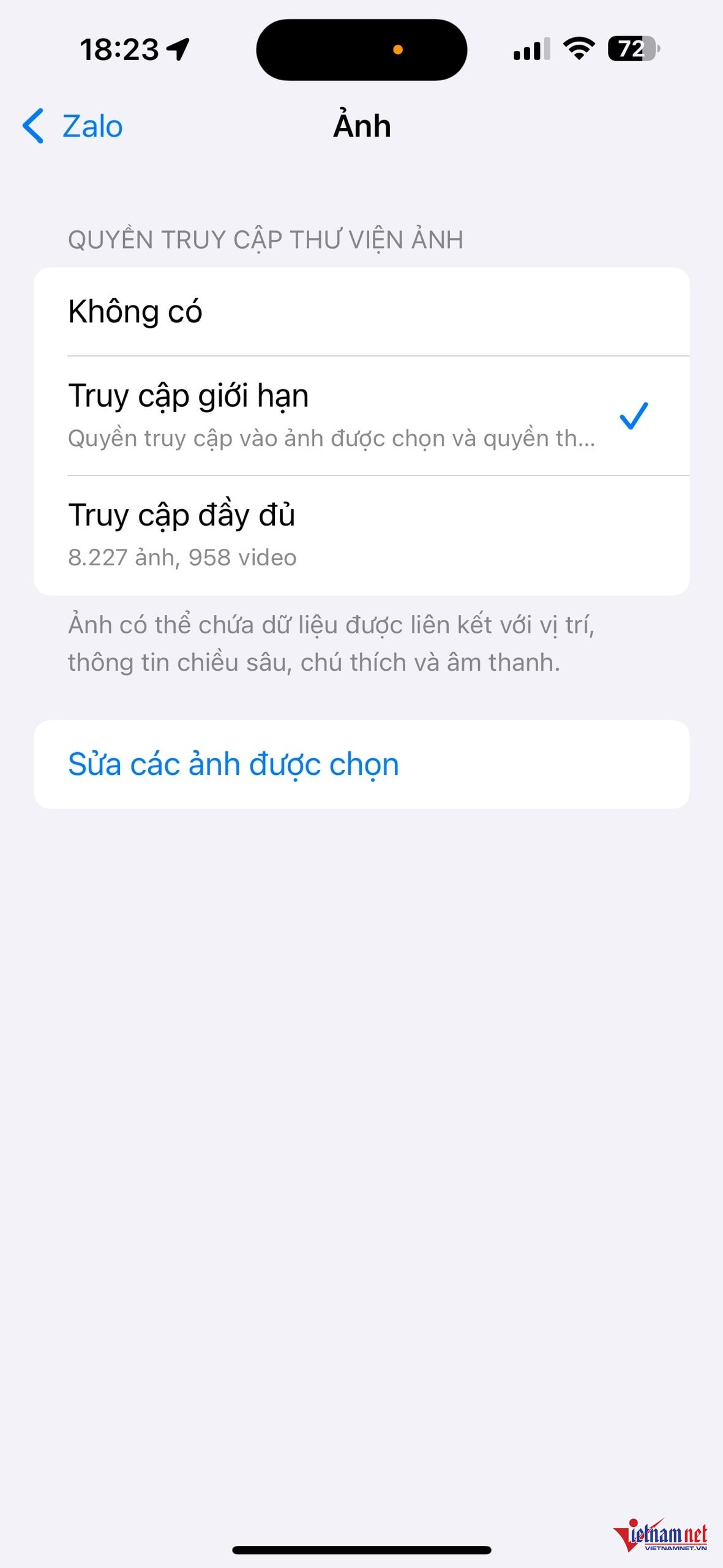 Chỉ cần làm điều này, không còn lo gửi nhầm ảnh nhạy cảm qua Zalo, Messenger Chỉ cần làm điều này, không còn lo gửi nhầm ảnh nhạy cảm qua Zalo, Messenger