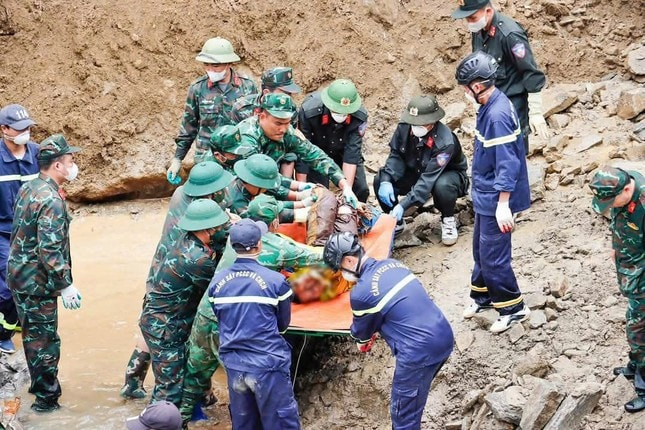 Tìm thấy thi thể 5 nạn nhân vụ sạt lở công trường thủy điện ở Lai Châu