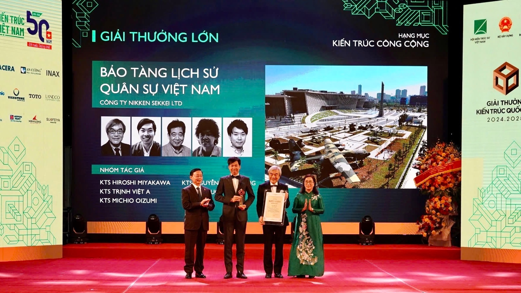 Công trình Bảo tàng lịch sử Quân sự Việt Nam đạt giải thưởng Lớn về kiến trúc quốc gia