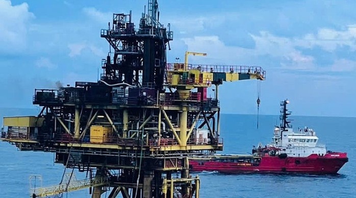 Thông tin về sự cố giàn khoan tại mỏ Sông Đốc Thông tin về sự cố giàn khoan tại mỏ Sông Đốc