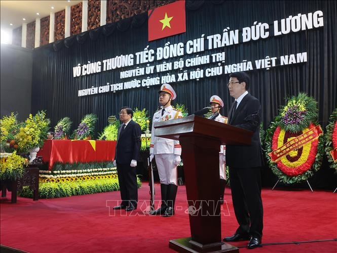 Lời điếu tại lễ truy điệu nguyên Chủ tịch nước Trần Đức Lương