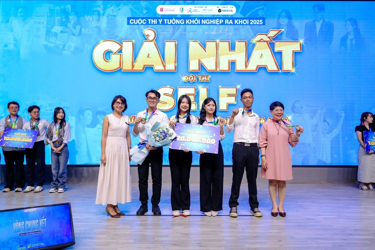 SELF giành giải Nhất Chung kết Ý tưởng khởi nghiệp  ‘Ra khơi 2025’ 