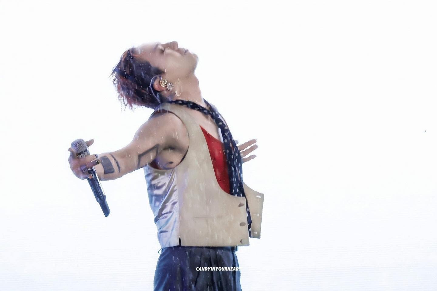 Đoạn video ghi lại cảnh fan cuồng lao lên sân khấu khi GDragon đang biểu diễn