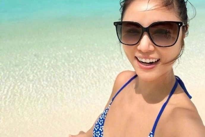 Lâm Tâm Như nghỉ dưỡng trên đảo tư nhân ở Maldives