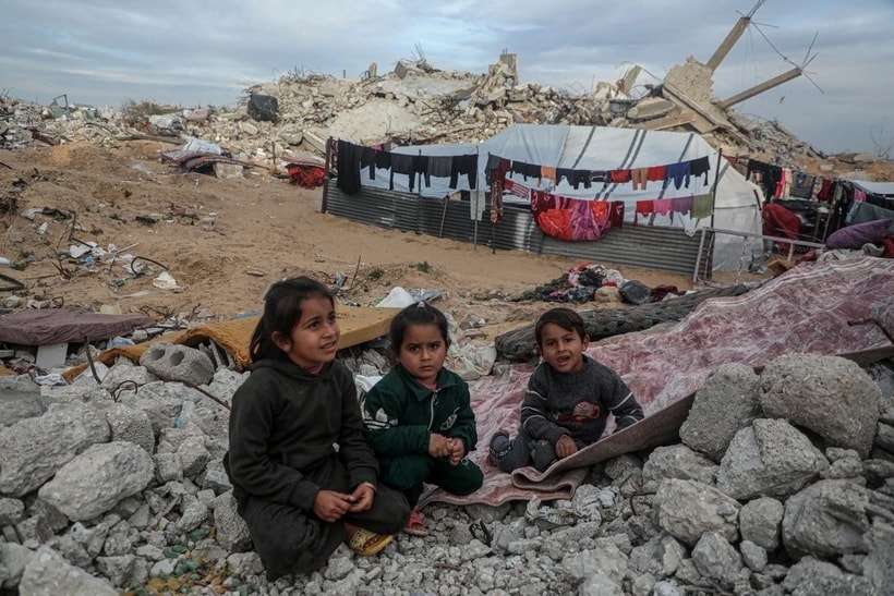 hon 500 nguoi thiet mang gan cac diem phan phoi vien tro tai gaza hinh anh 1