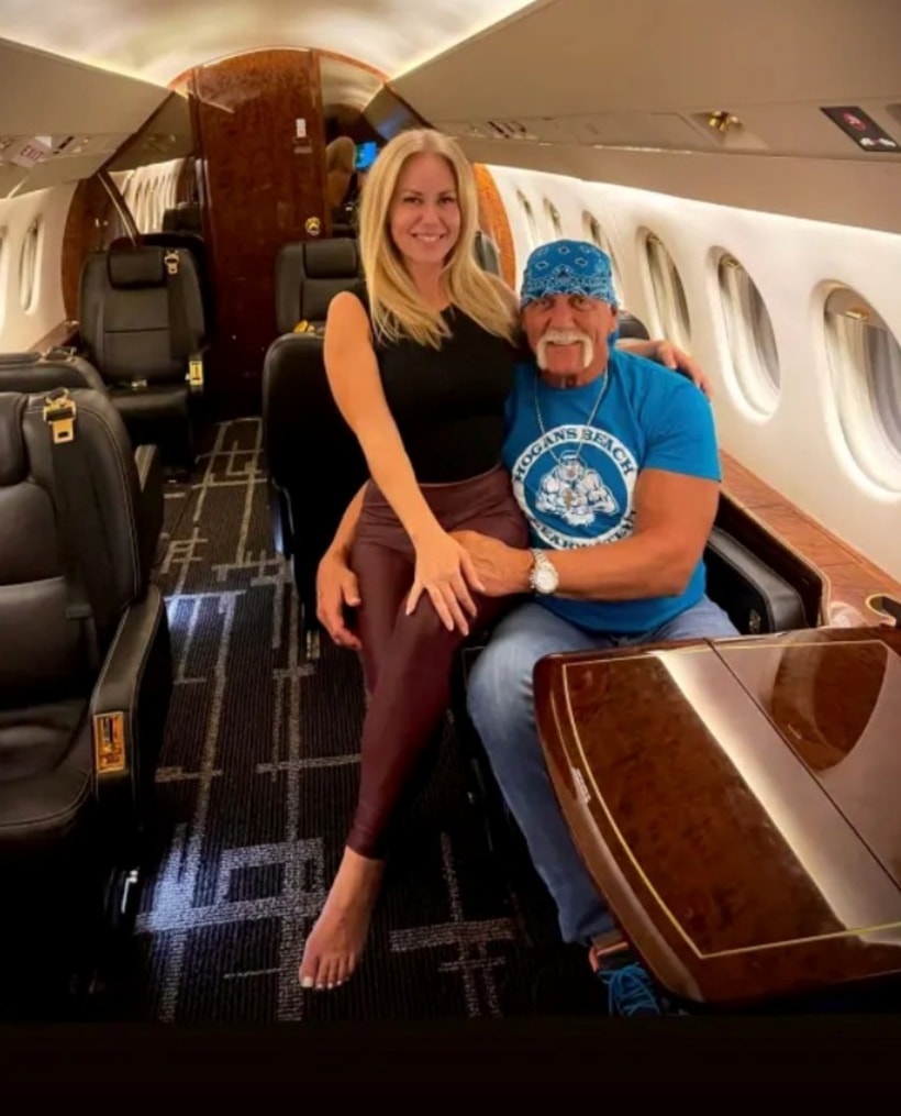 Hulk Hogan cùng người vợ thứ 3.