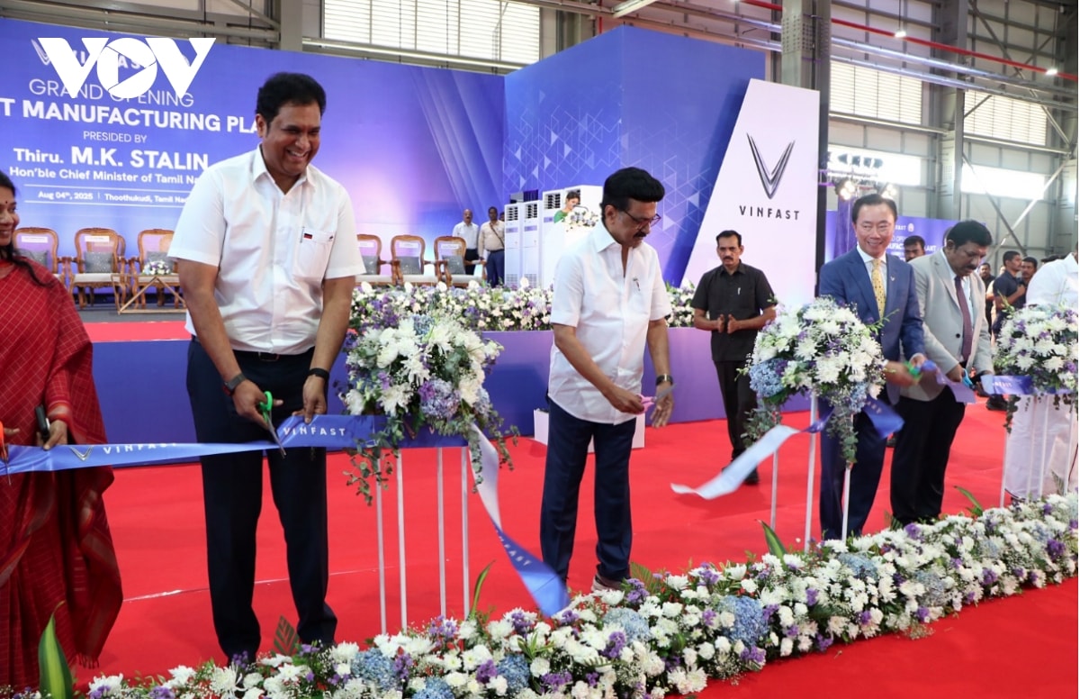 VinFast inaugurates EV assembly plant in India VinFast inaugurates EV assembly plant in India