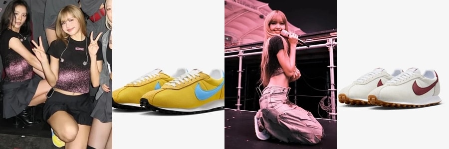 lisa blackpink nike cortez