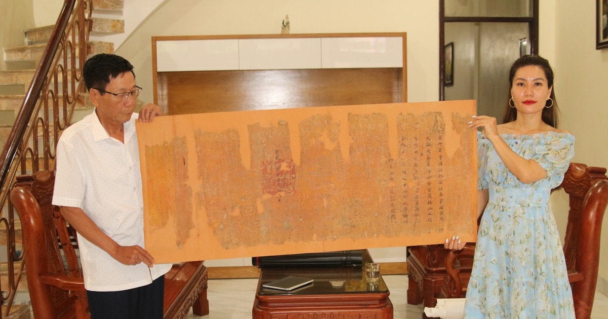 Dòng tộc ở Quảng Trị gìn giữ hơn 100 năm sắc phong của vua Khải Định