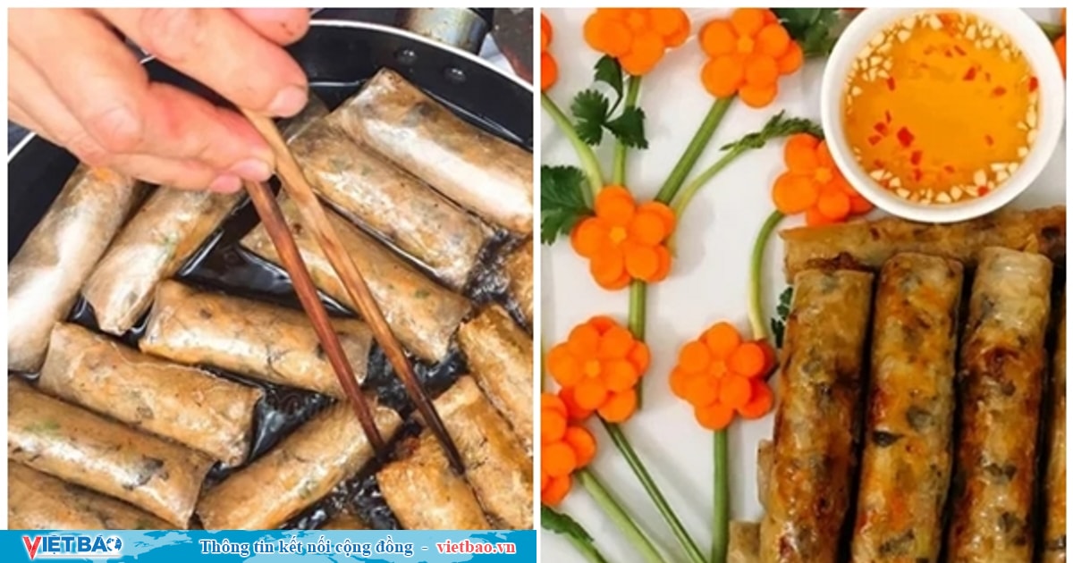 Gỏi cuốn thịt gà nướng chấm mắm me – My Kitchies – Bếp Á Âu