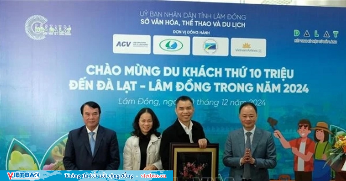 Lâm Đồng Chơnh Thưc Châo Mưởi ĐẮn 10 Triệu Du Khách Trong Năm 2024