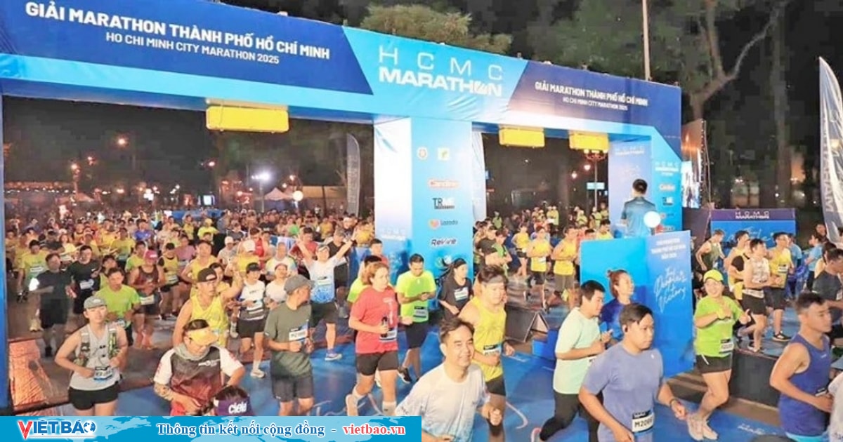 Gần 10.000 Vận Động Viên Tham Gia Marathon Tại TP.HCM