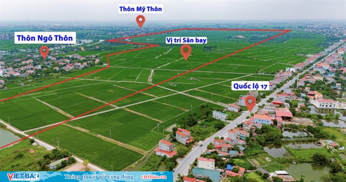 Dự án sân bay Gia Bình sẵn sàng bước vào giai đoạn lập quy hoạch