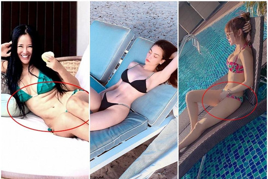 Sao Việt thả dáng trên giường với bikini: Hồ Ngọc Hà cùng Ngọc Trinh đỉnh cao, Minh Hằng và Diva Hồng Nhung mất điểm