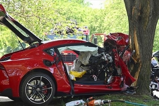 Toyota Supra vỡ nát đầu sau màn lái thử của khách hàng