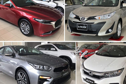 Sedan bán chạy nhất Việt Nam: Xe giá rẻ lên ngôi