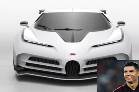 Cristiano Ronaldo tậu siêu xe Bugatti giá 11 triệu USD ăn mừng vô địch
