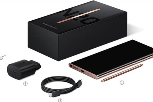 Bắt chước Apple, Samsung cắt giảm phụ kiện trong hộp của Galaxy Note20 Ultra