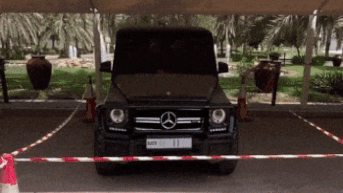 Xe sang Mercedes của Hoàng tử Dubai bị 'cách ly' vì lý do đầy xúc động