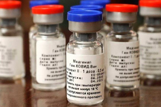 Nga chính thức lưu hành lô vaccine ngừa Covid-19 Sputnik V đầu tiên