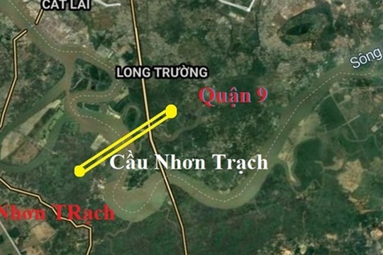 Đầu tư 2200 tỷ xây cầu Nhơn Trạch nối TP.HCM - Đồng Nai