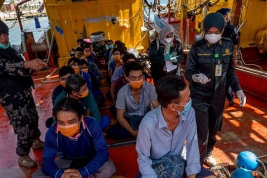 Đại sứ quán Việt Nam tiếp xúc lãnh sự các ngư dân bị Indonesia bắt giữ