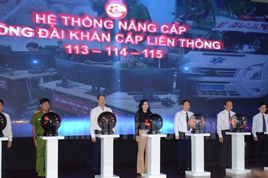 Thành phố Hồ Chí Minh ra mắt Tổng đài khẩn cấp liên thông 113-114-115