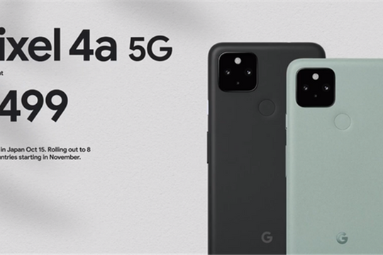 Pixel 4a 5G ra mắt: Snapdragon 765G, camera giống Pixel 5, màn hình và pin lớn hơn, giá 499 USD