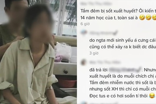 'Vũ trụ sống ảo' trên TikTok: Hết khoe đi chơi với chồng người ta, hội chị em bán hàng online tiếp tục gây tranh cãi khi phán sốt xuất huyết là do tắm đêm