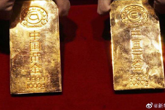Sản lượng vàng của Trung Quốc đứng đầu thế giới 13 năm liên tiếp