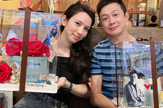 Nhan sắc vợ xinh đẹp từng thi hoa hậu của MC Anh Tuấn