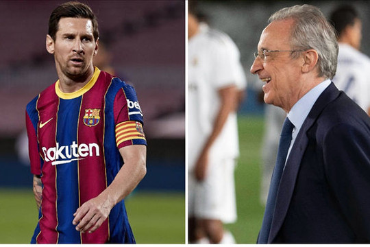 Nghi án Chủ tịch Florentino Perez “trả thù” Messi vì bị nếm trái đắng