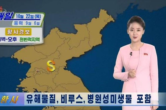 Triều Tiên lo bụi vàng Trung Quốc mang theo virus, kêu gọi dân ở nhà