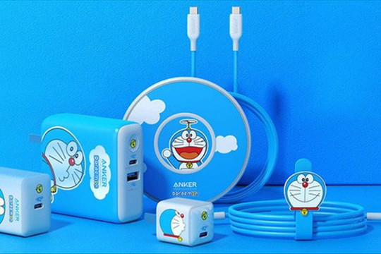 Anker ra mắt phụ kiện Doraemon dành cho iPhone 12: Có cả củ sạc, cáp sạc và đế sạc MagSafe