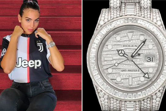 Bộ sưu tập đồng hồ hiệu trị giá 10 triệu USD của bạn gái C.Ronaldo