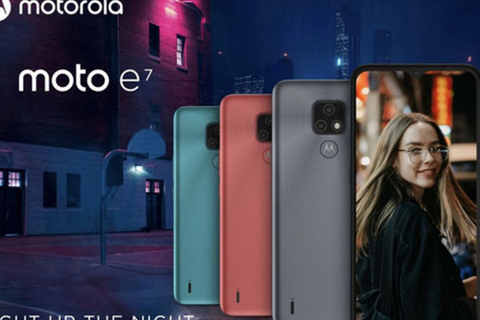 Motorola ra mắt chiếc smartphone có giá rẻ nhất Moto E7