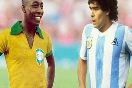 'Vua bóng đá' Pele viết tâm thư tưởng nhớ huyền thoại Maradona