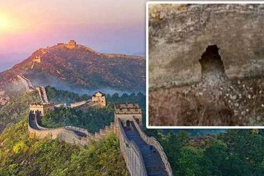 Phát hiện đường hầm bí ẩn bên dưới Vạn Lý Trường Thành của Trung Quốc