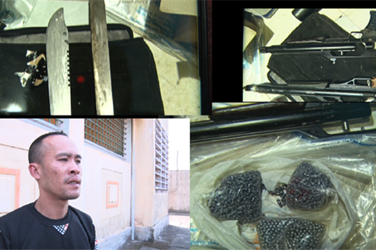 Hà Nam: Bắt giữ đối tượng tàng trữ ma túy và nhiều vũ khí