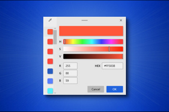 Cách sử dụng công cụ lấy mã màu Color Picker trên Windows 10