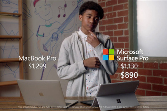 Microsoft tung quảng cáo nói rằng Surface tốt hơn MacBook M1, cư dân mạng lập tức 'ném gạch'