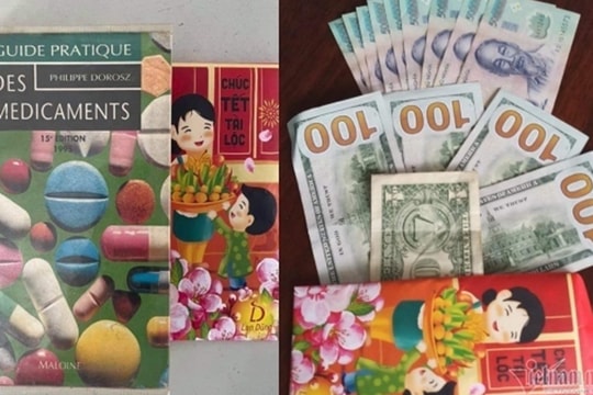 Mượn sách thư viện, nữ sinh lớp 7 phát hiện bao lì xì chứa đô la
