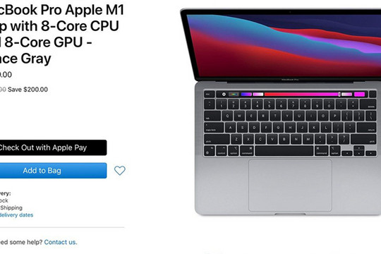 Apple đã bắt đầu bán những chiếc MacBook Pro M1 hàng tân trang